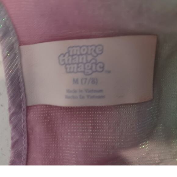 More Than Magic Colorful Iridescent Swim Coverup Size M7/8 - Picture 2 of 5